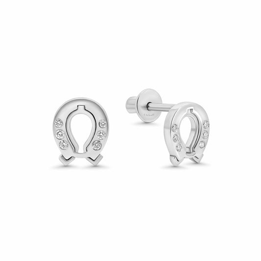 White Gold Earrings